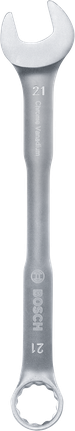 Kunci kombinasi Bosch 21 mm krom vanadium.